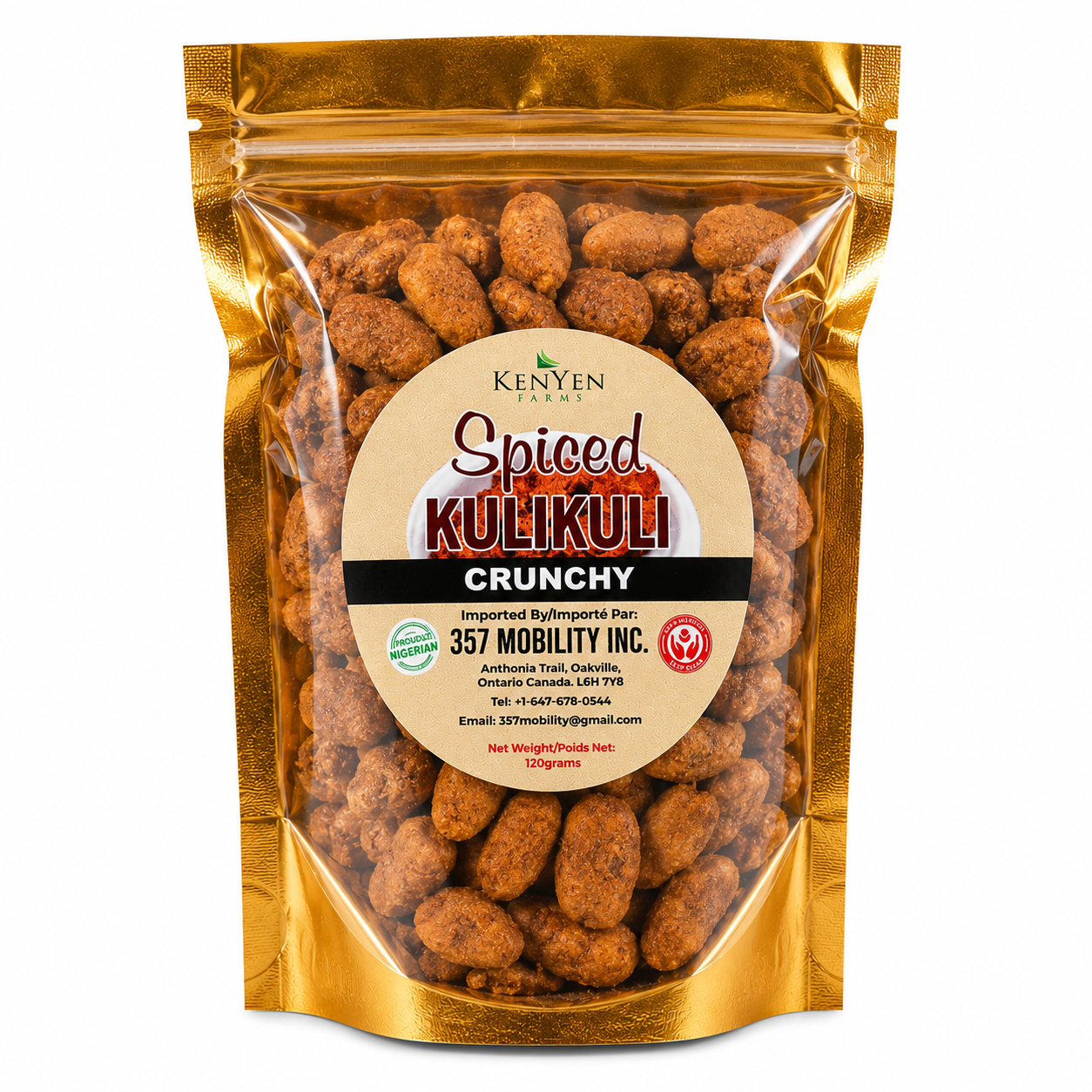 Spiced Kulikuli (Groundnut Snack)