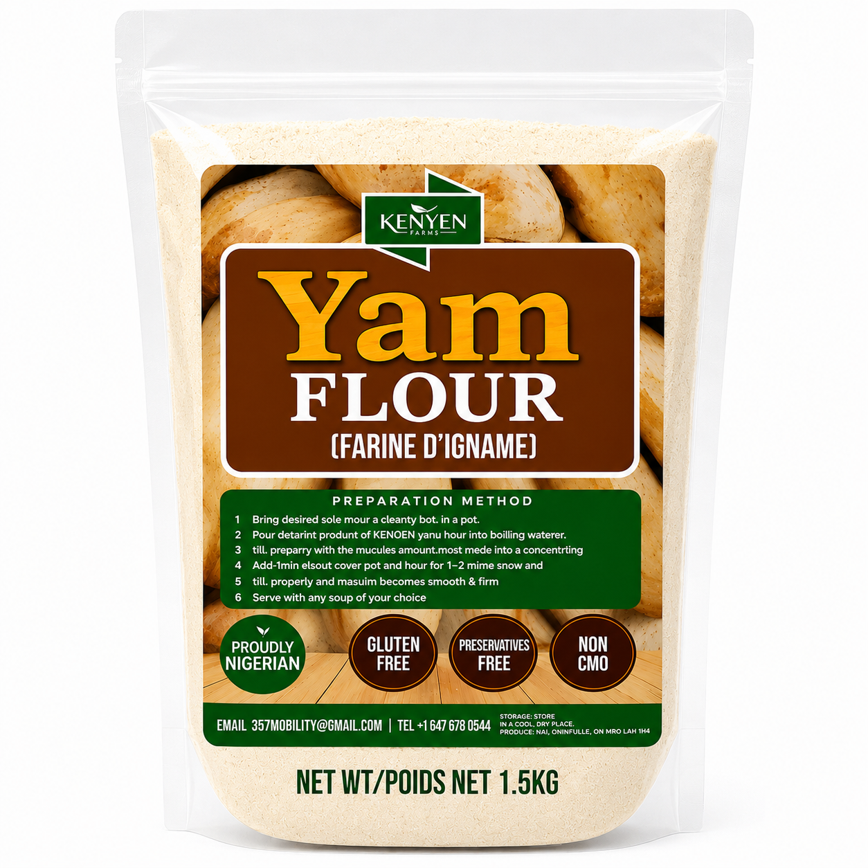 Yam Flour (Elubo)