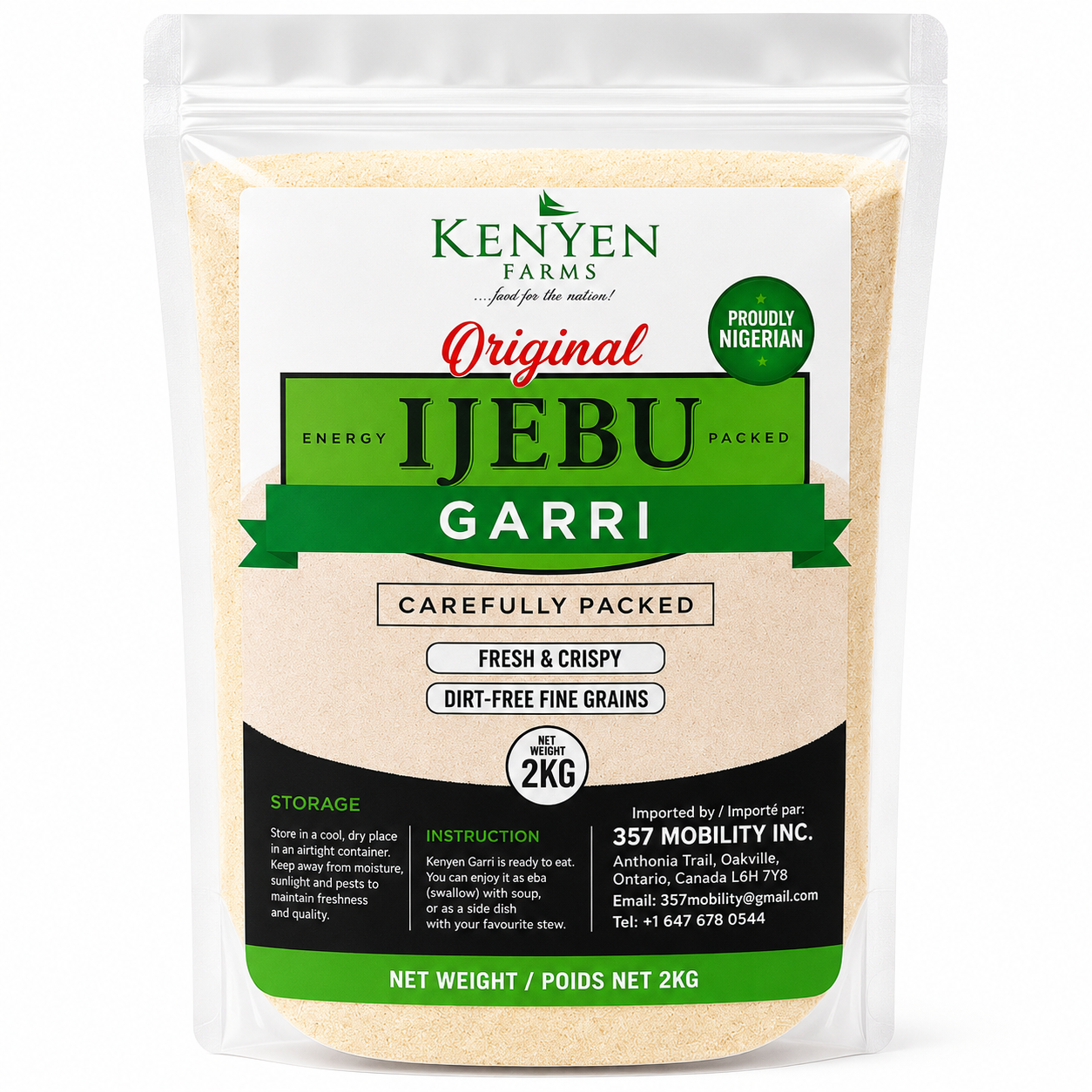 Ijebu Garri (Extra Fine Cassava Flakes)