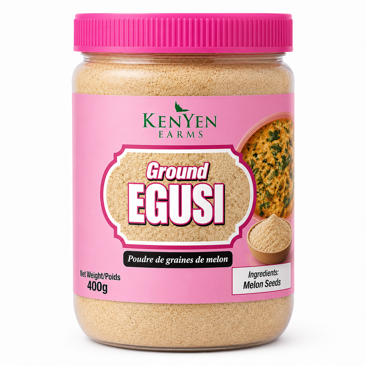 Ground Egusi (Melon Seeds)